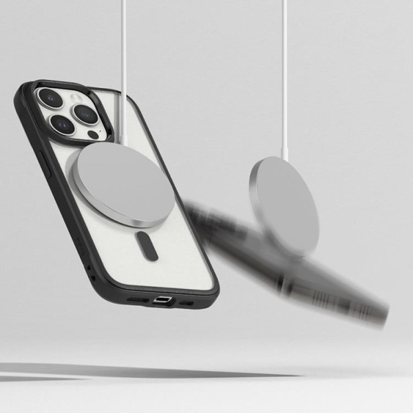 Ringke iPhone 15 Pro Mobiltaske Magsafe Fusion Bold - Mat Sort