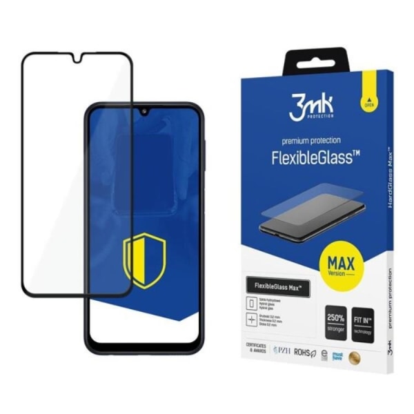 3MK Galaxy A25 Härdat Glas Skärmskydd Flexible Max