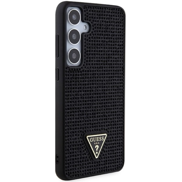 Guess Galaxy S24 Plus Mobilskal Rhinestone Triangle - Svart Svart