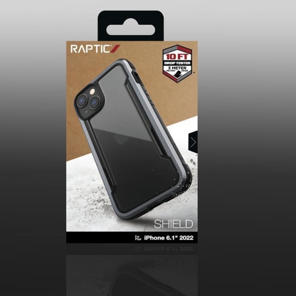 Raptic iPhone 14 Cover Megsafe Shield Armored - Sort