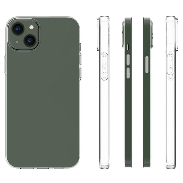 Erittäin ohut iPhone 14 -kuori Pehmeä muovi - Läpinäkyvä