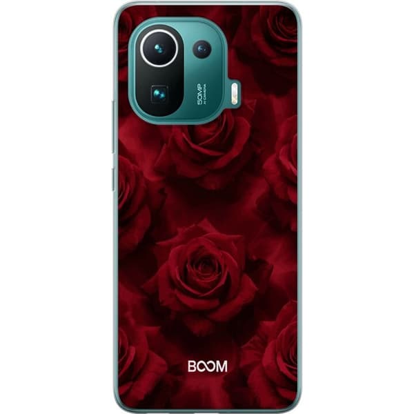 Taske til Xiaomi Mi 11 Pro med Crimson Rose