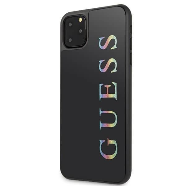 Guess iPhone 11 Pro Max skal Svart Glitter Logo Svart