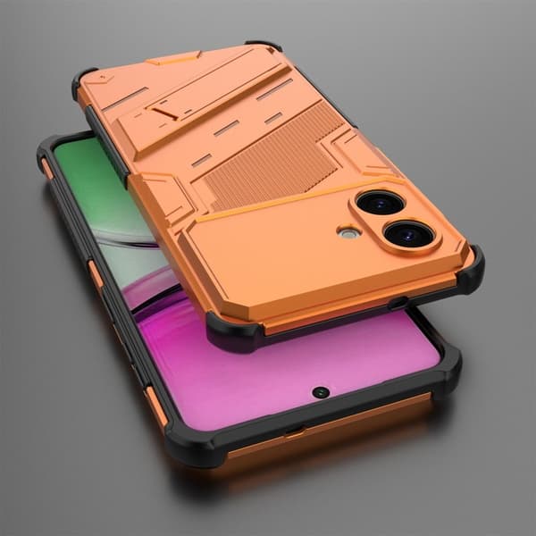 Mobilskal till Samsung Galaxy S26 Plus Plast Stötsäker Med Ställ - Orange