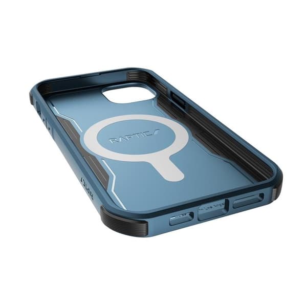 Raptic iPhone 14 Pro Max -kuori Magsafe Fort Armored - Sininen Blå
