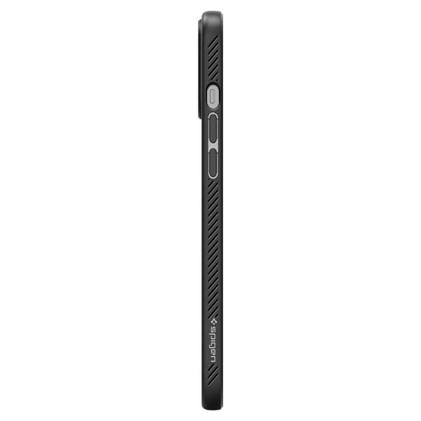 SPIGEN Liquid Air iPhone 12 & 12 Pro - Mat Sort Svart