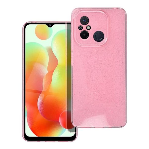 Xiaomi Redmi 12C Mobilskal Clear 2mm Blink - Rosa