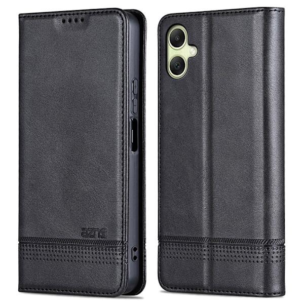 AZNS Samsung Galaxy A06 Plånboksfodral Konstläder - Svart