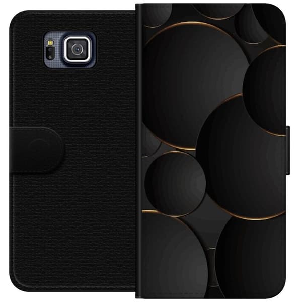 Plånboksfodral till Samsung Galaxy Alpha med Lyxig Cirklar