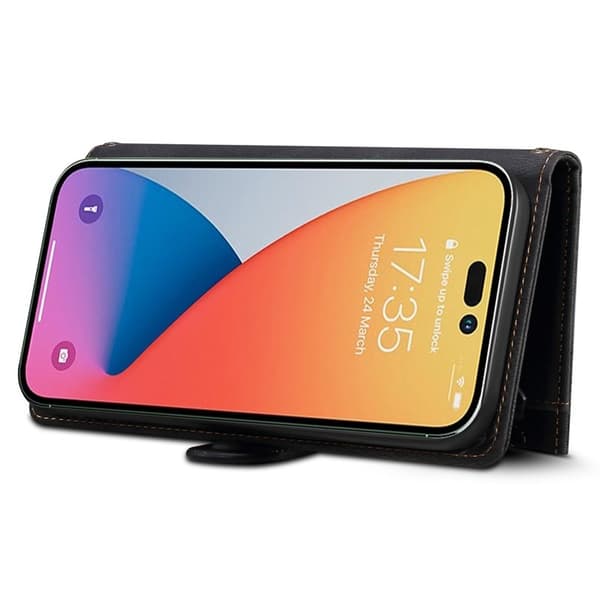 ESEBLE Star Series iPhone 17 Plånboksfodral Konstläder - Svart