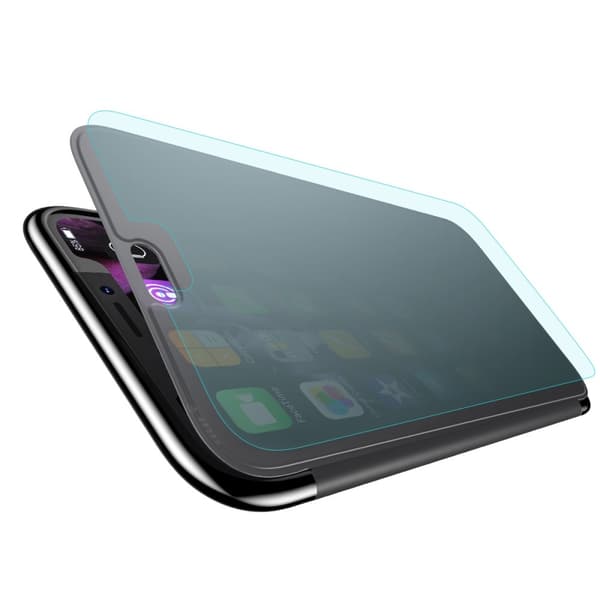 Baseus View -kotelo iPhone XS MAX - Musta Black