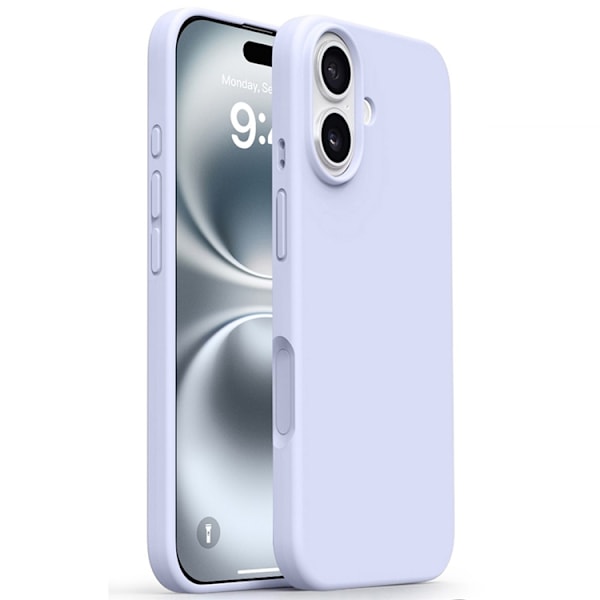 Mobilskal till iPhone 17 Silikon Microfiber Lining - Dimlila Lila