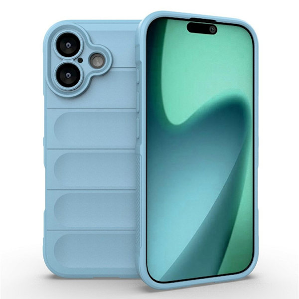 AMORUS Mobilskal till iPhone 17 Shockproof TPU Rugged - Blå Blå