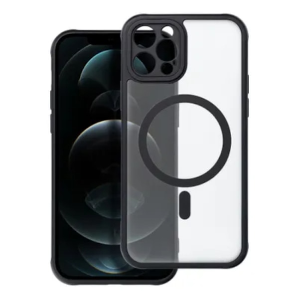 iPhone 12 Pro Max Mobilskal Magsafe Matte - Svart Svart
