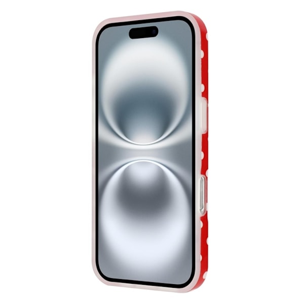 Mobilskal till iPhone 17 Dot Design Imd Tpu Röd