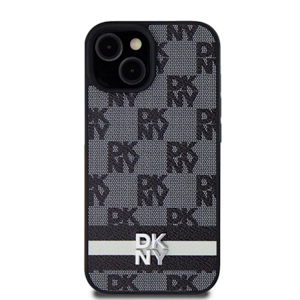 DKNY Galaxy S24 Plus Mobilskal Läder Checkered Mono Pattern