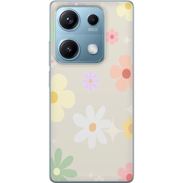 Mobilskal till Xiaomi Redmi Note 14S med fejdande blommor