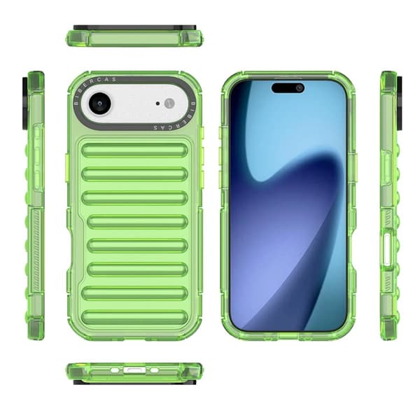 Mobilskal till iPhone Air Stripe Design Detachable - Grön Grön