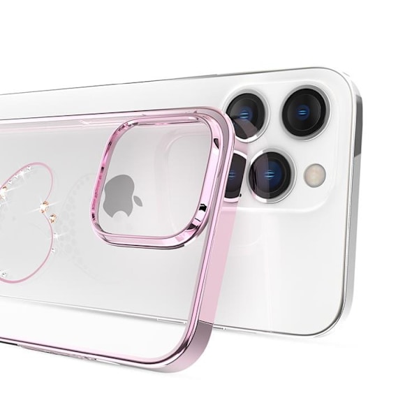 Kingxbar iPhone 14 Pro Max Skal Wish - Rosa Crystals