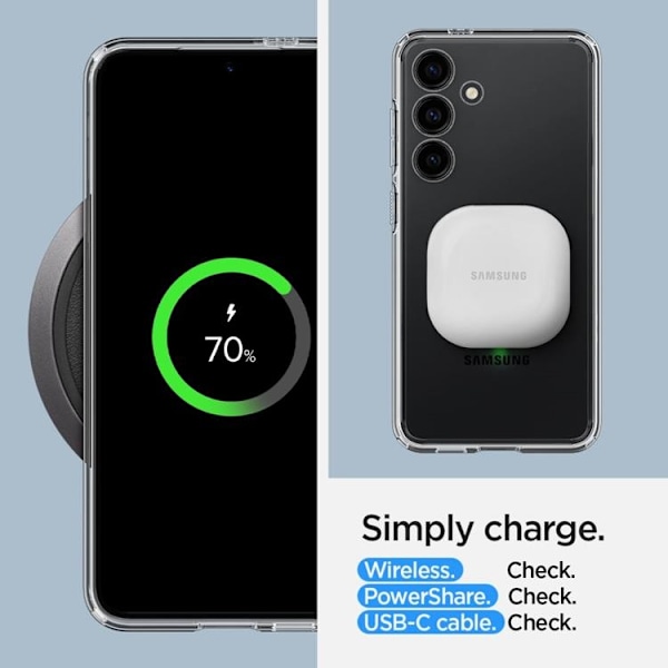 Spigen Galaxy S24 Plus Mobilskal Ultra Hybrid - Crystal Clear