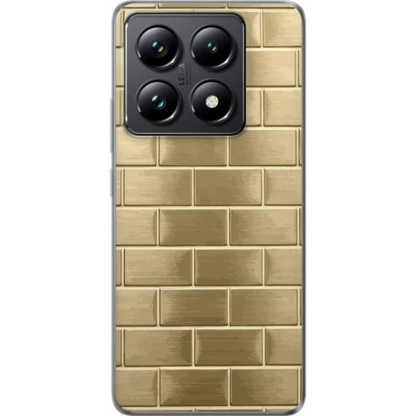 Mobilcover til Xiaomi 14T med Gyldne Mursten