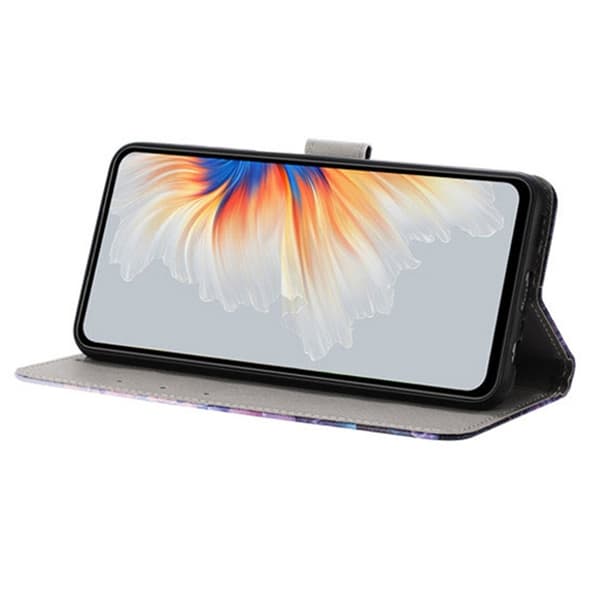 Sony Xperia 1 VII Konstläder Plånboksfodral Pattern Printing - Butterfly Tree Flerfärgad