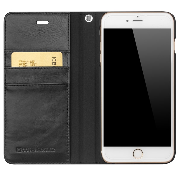 CoveredGear Boston Wallet i äkta läder till iPhone 6(S) Plus - S