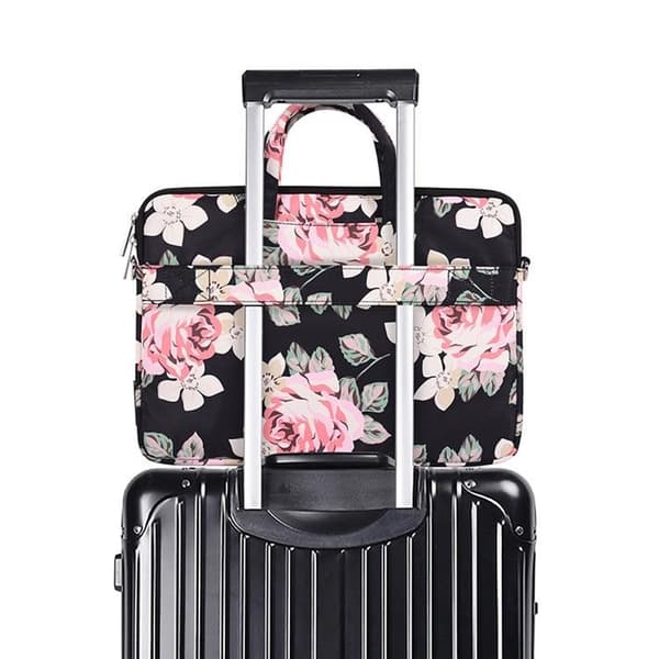CANVASARTISAN Datorfodral 13" Floral H40-C22 med Axelrem - Blå Blå
