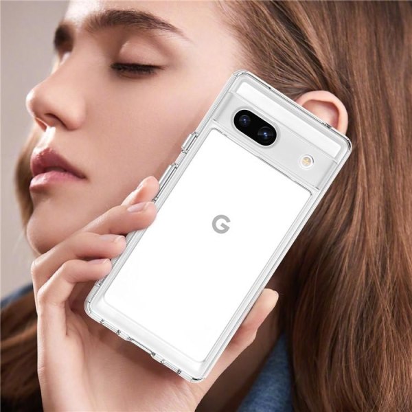 Google Pixel 7a Mobilskal Acrylic Shockproof TPU - Clear