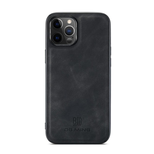 DG.MING iPhone 13 Pro Max Cover og Pung med Kickstand - Sort Black