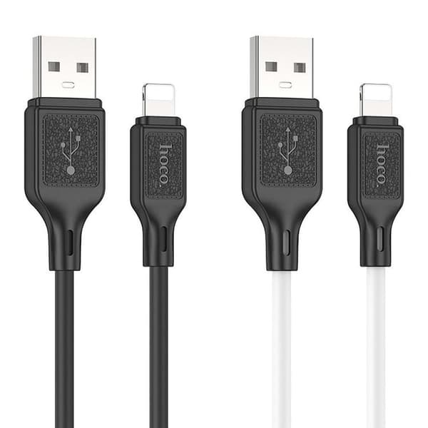 HOCO USB-A Til Lightning 1m Kabel 2.4A X90 - Sort Black