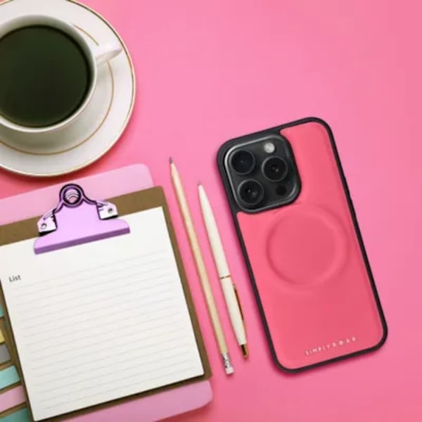 Roar iPhone 15 Pro Max Mobilskal Magsafe Morning - Rosa
