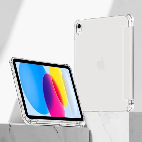Tech-Protect iPad 10.9 (2022) Taske med penholder Silver