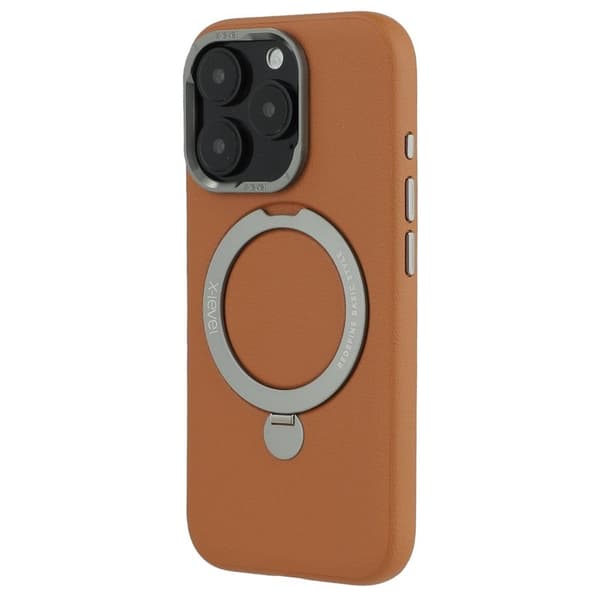 X-LEVEL Mobilskal till iPhone 16 Pro med Kickstand - Brun