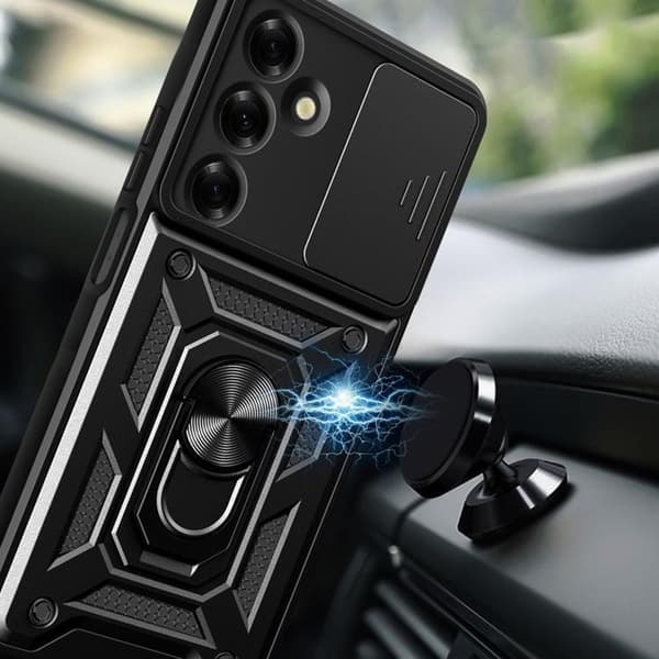 Tech-Protect Mobilskal till Galaxy M35 5G Camshield Pro - Svart Svart