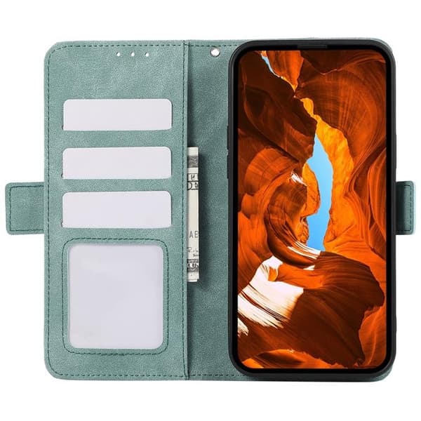 ABEEL Sony Xperia 1 VII Konstläder Plånboksfodral RFID-Skydd - Blå Blå