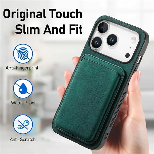 Mobilskal till iPhone 17 Pro Max Retro Detachable - Grön Grön