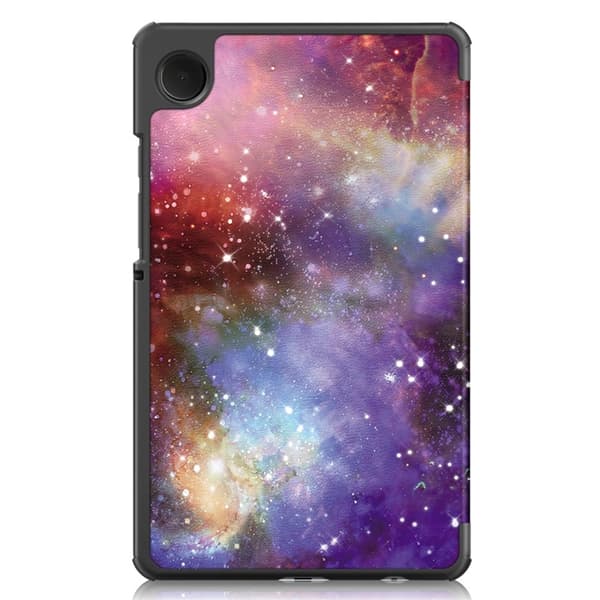 Galaxy Tab A9 Fodral Pattern Printing Tri-fold Konstläder Galaxen