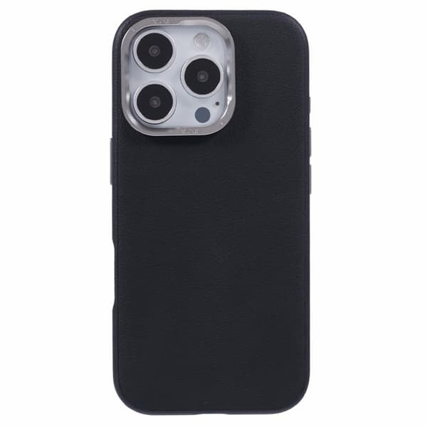 X-LEVEL Mobilskal till iPhone 16 Pro Magnetiskt PU Läder PC Svart