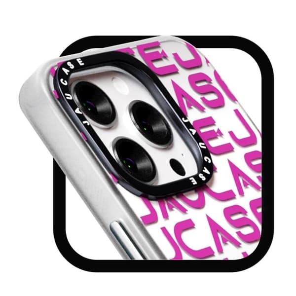 JAUCASE Mobilskal till iPhone 15 Pro Max Letters Design Matte - Grön Grön