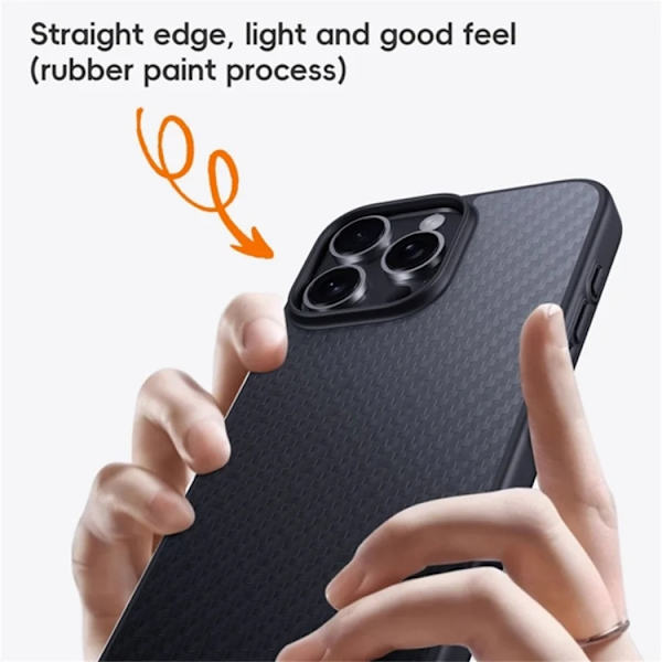Mobilskal till iPhone 16 Pro Max Magsafe Aramid Fiber - Grå Grå