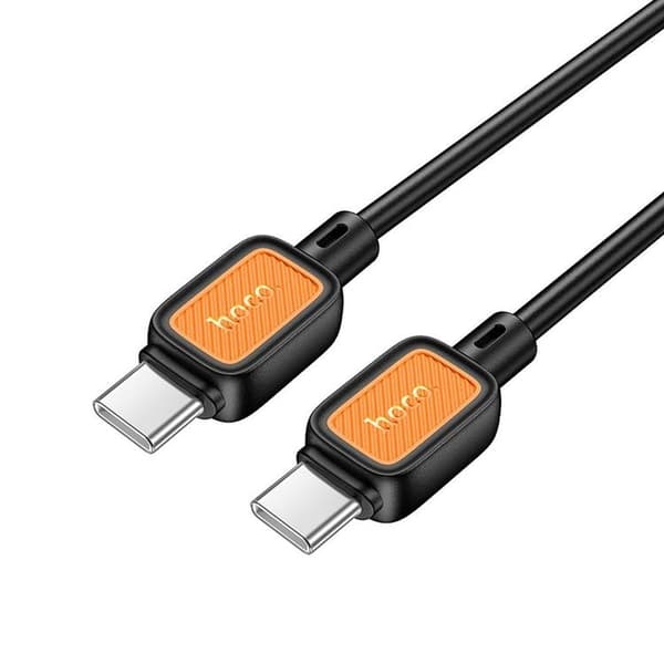 HOCO USB-C till USB-C Kabel 3A 60W 1m X108 - Svart Svart