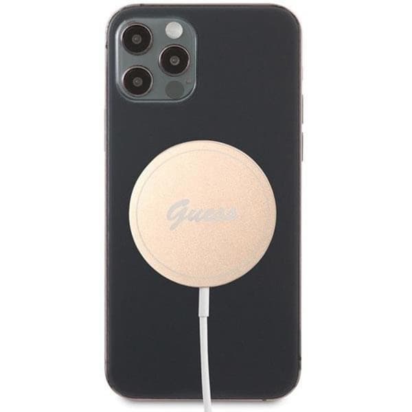 Guess Magsafe Trådlös Laddare 15W - Kulta