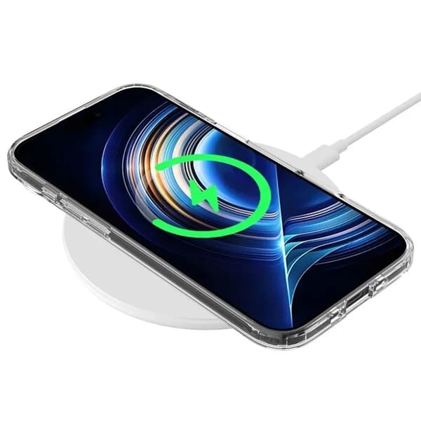 WANLONFENG Mobilskal till iPhone Air MagSafe + [2-Pack] Härdat glas Transparent