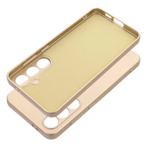 Mobilskal till Galaxy S24 FE Metallic - Guld Guld