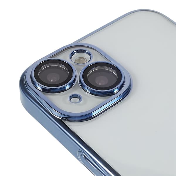 X-LEVEL Mobilskal till iPhone 13 TPU+PC Blå med Kameralinsskydd