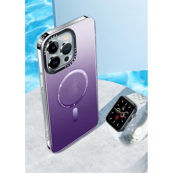 Mobilskal till iPhone 14 Pro Max Magsafe Gradient - Lila Lila