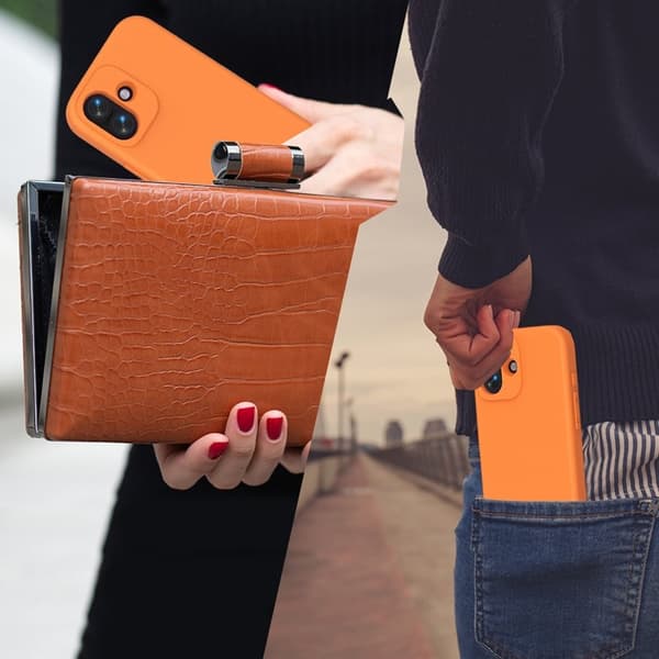 Mobilskal till iPhone 16 Shockproof EVA - Orange Orange