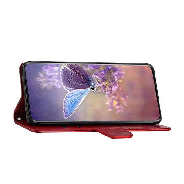 Fjärilar iPhone 13 Pro Max Plånboksfodral - Röd