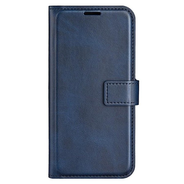 iPhone 15 Pro Max Plånboksfodral Calf Flip Folio - Blå Blå